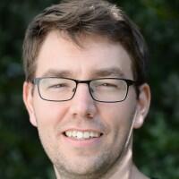 A smiling man's face